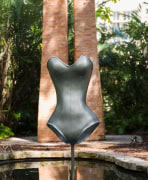 Rachel Lee Hovnanian, Body Armor II, Soldier, 2023.&nbsp;Exhibition view: The Divine Feminine,&nbsp;Ann Norton Sculpture Gardens, Florida. Photo: Oriol Tarridas