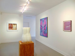 David Haxton, Amy Bessone, Lily Stockman, and Andrew Brischler on view during Judith Eisler Gloria&nbsp;(from Left to Right)&nbsp;