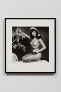 Bettie Page Nude with Christmas Tree, 1954