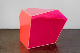 Rachel Lachowicz, Particle Dispersion- Hex Triplet Pink, 2013