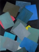 Paper at Night (two grey, two blue), 2008