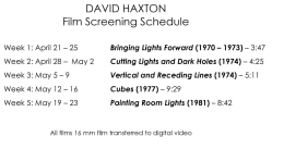 David Haxton &quot;Cut To: Paper &amp; Film&quot;