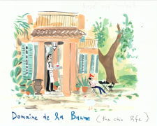 Domaine de la Baume, 2013, Gouache on paper