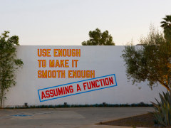 Lawrence Weiner, ASSUMING A FUNCTION