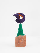 Driftloaf (Purple/ Orange), 2015, brick, wire, paint, papier-m&acirc;ch&eacute;, bread