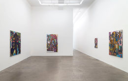Steve DiBenedetto: Toasted with Everything, installation view at Derek Eller Gallery, New York, 2018