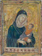 Madonna and Child (After Duccio), 2008, oil on linen