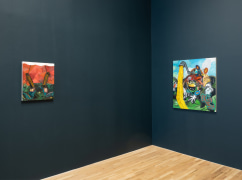 Installation view of Jameson Green,&nbsp;Crutches, Crosses, Caskets / Caskets, Crosses, Crutches, September 5 - October 11, 2025