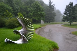 Axis of Rotation, 2008, mirror polished stainless steel