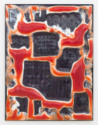 Body Scan 3,&nbsp;2015, resin, pigment, and painted steel frame