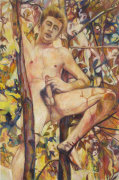 Love Triumphant (James Dean in a Tree), 2006, oil on linen