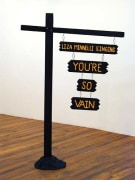 Liza Minnelli Singing You&#039;re So Vain, 2002, wood, steel, enamel