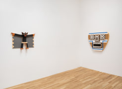 Installation view of Steve Keister, Split Level, July 16 - August 22, 2025