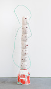 Michelle Segre, Driftloaf Totem (Red &amp;amp; White), 2017