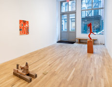 Installation view of Steve Keister, Split Level, July 16 - August 22, 2025