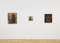 Installation view of Joseph Olisaemeka Wilson,&nbsp;Hard Times and Silver Teeth at the Spicewood County Casino, January 10 &ndash; February 22, 2025