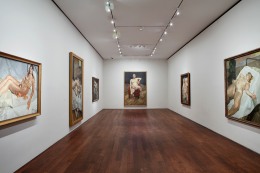 Installation view of Lucian Freud: Monumental at Acquavella Galleries from April 5 &ndash; May 24, 2019.