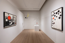 Installation view of Calder: Composing Motion  Photo by Silvia Ros  &copy; 2024 Calder Foundation, New York / Artists Rights Society (ARS), New York