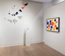 Installation view of Calder: Composing Motion  Photo by Silvia Ros  &copy; 2024 Calder Foundation, New York / Artists Rights Society (ARS), New York
