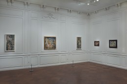 Installation view of Georges Braque: Pioneer of Modernism at Acquavella Galleries from October 11 - November 29, 2011.