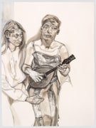 Lucian Freud, Two Figures from 'Large Interior W11 (After Watteau)', 1983