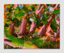 NICOLE WITTENBERG Gardens of Courances 2, 2025 Oil on canvas 16 x 20 inches (40.6 x 50.8 cm)