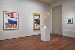 Installation view of Painted Pop at Acquavella Galleries
