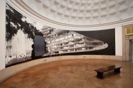 Installation view of the Enoc Perez: Utopia at the Corcoran Gallery of Art from November 10, 2012 - February 10, 2013.