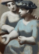 Deux femmes aux chapeaux [Two Women with Hats]