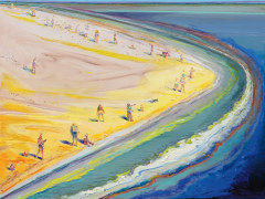 Wayne Thiebaud, Triangle Beach, 2003-2005