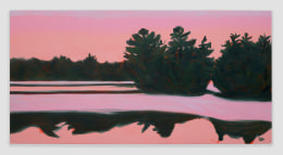 Broken Reflections Study, 2022 Oil on canvas 36 x 72 inches