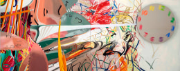 James Rosenquist, Time Stops the Face Continues, 2008
