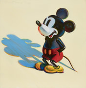 WAYNE THIEBAUD Mickey Mouse,&nbsp;1988 Oil on board 10 1/4 x 10 1/4 in. (26.0 x 26.0 cm) &copy; Wayne Thiebaud Foundation / Licensed by VAGA at ARS, New York