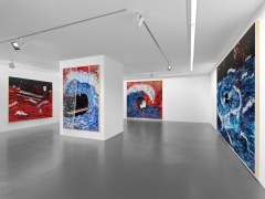 Installation view of Angel Otero: The Ocean in My Room, Vito Schnabel Gallery, St. Moritz, 2023; Artworks &copy; Angel Otero; Photo by Stefan Altenburger; Courtesy the artist and Vito Schnabel Gallery