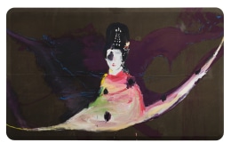 Large figurative painting by Julian Schnabel
