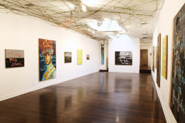 Installation view, Rene Ricard,&nbsp;Go Mae West, Young Man, Los Angeles, 2012