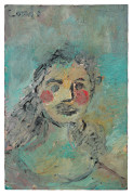 George Condo Portrait of a Girl, c. 1988 Oil on canvas 30 x 20 inches (76.2 x 50.8 cm)