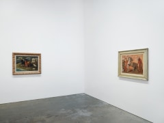 Installation view, Giorgio de Chirico: Horses: The Death of a Rider, Vito Schnabel Gallery, 2023; Artworks &copy; 2023 Artists Rights Society (ARS), New York / SIAE, Rome; Photo by Argenis Apolinario