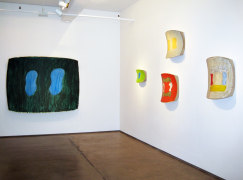 Installation view,&nbsp;Ron Gorchov,&nbsp;Recent Paintings,&nbsp;​Nicholas Robinson Gallery, New York, 2008