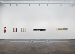 Installation of paintings by Robert Storr