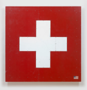 Tom Sachs, Swiss Flag, 2018