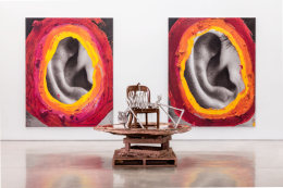 Installation view, Urs Fischer:&nbsp;Fountains,&nbsp;Gagosian Gallery, Beverly Hills, LA, 2015