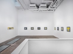 Installation of paintings by Robert Storr