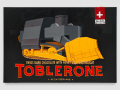 Tom&nbsp;Sachs,&nbsp;Toblerone, 2022,&nbsp;Synthetic polymer on canvas,&nbsp;48 x 72 inches (121.9 x 182.9 cm);&nbsp;&copy; Tom Sachs; Photo by Stefan Altenburger; Courtesy Tom Sachs Studio and Vito Schnabel Gallery