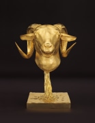 Ai Weiwei Circle of Animals/Zodiac Heads: Gold (Ram), 2010
