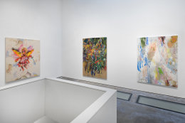 Installation view, These Days, Vito Schnabel Gallery, New York, NY, 2023; Artworks &copy; Robert Nava &copy; Spencer Lewis &copy; Caitlin Lonegan; Photo by Argenis Apollinario; Courtesy the artists and Vito Schnabel Gallery