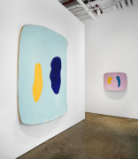 Installation view, Ron Gorchov: Exploring the Near/Far Painterly Horizons of Modern Space, Vito Schnabel Gallery, New York, NY, 2024; Artworks &copy; 2024; Estate of Ron Gorchov / Artists Rights Society (ARS), New York; Photo by Argenis Apolinario; Courtesy Vito Schnabel Gallery