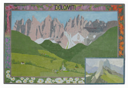 The Italian Dolomites painting by David McDermott