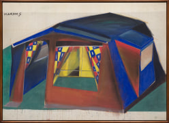 tent green blue yellow red black