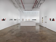 Installation of paintings by Robert Storr